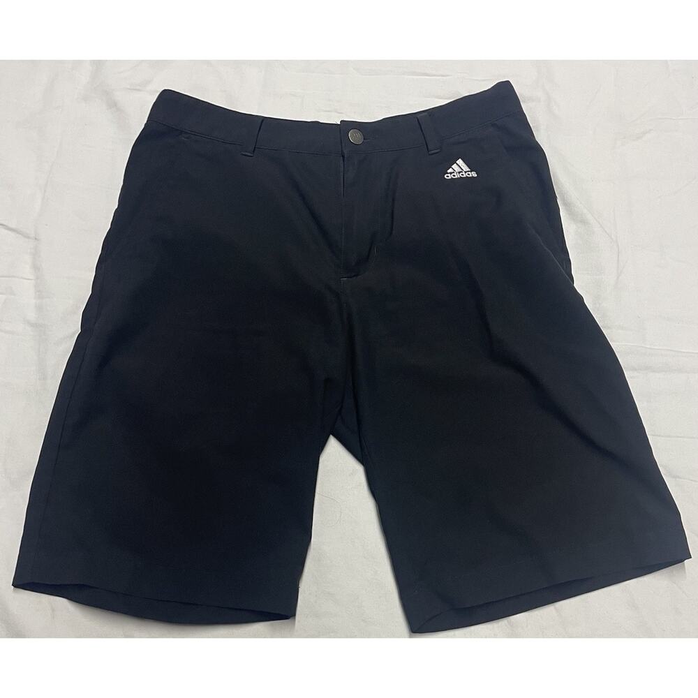 Adidas Golf Shorts Flat Front Men’s Size 30 Color Black Lightweight